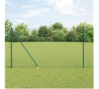 Vidaxl Poteaux De Clôture Avec Pointe 13 Pcs Ø32 Mm 180 Cm Acier Galvanisé