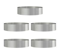 vidaXL Pots en Acier Inoxydable Acier Inoxydable Grand Durable