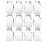Vidaxl Pots En Verre Avec Serrure 12 Pcs 3 L