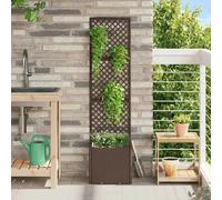 vidaXL Jardinière d'extérieur - Jardinières Modernes pour Le Jardin, Pots en métal pour terrasse et Balcon, Toucher Industriel, conteneurs à Plantes Verts