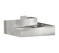 vidaXL Pots & Jardinières Acier inoxydable Moyen Jardinières