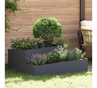 vidaXL Pots & Jardinières Anthracite Plastique Grand Jardinère métal