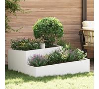 vidaXL Pots & Jardinières Blanc Plastique Moyen