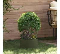 vidaXL Pots verts olive Ensemble de 5 Vert olive Plastique Moyen