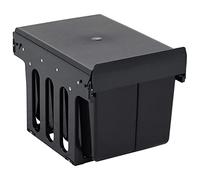 vidaXL Poubelle amovible de cuisine Fermeture en douceur 36 L