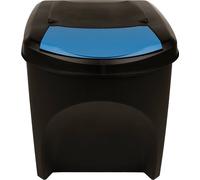 vidaXL Poubelles empilables 4 pcs. Anthracite 100 L