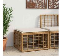 vidaXL Pouf de Jardin Naturel polyrotin 42026738