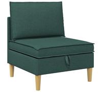 vidaXL Canapé avec rangement en tissu, pouf pour salon, design rectangulaire moderne, espace spacieux, utilité polyvalente pour le confort et l'ordre