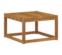 vidaXL Pouf d'Extérieur Bois d'Acacia Massif Naturel 59 x 59 x 37 cm, Meubles de balcon, bois d'acacia moderne, design résistant aux intempéries, utilisation extérieure polyvalente, unité de détente c