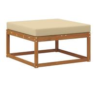 vidaXL Pouf d'Extérieur Bois d'Acacia Massif Naturel, Balcon, Mobiles de Jardin Modernes, Design extérieur modulable, Sectionnel Durable, Aménagement Flexible