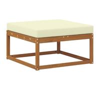vidaXL Pouf d'Extérieur Bois d'Acacia Massif Naturel, Balcon, Mobiles de Jardin Modernes, Design extérieur modulable, Sectionnel Durable, Aménagement Flexible