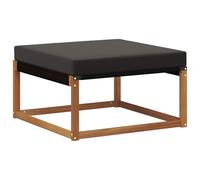 vidaXL Pouf d'Extérieur Bois d'Acacia Massif Naturel, Meubles de Balcon, Style Moderne en extérieur, Ensemble de Salon en Bois d'acacia Durable pour Confort et détente au Jardin