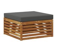 vidaXL Pouf d'Extérieur Bois d'Acacia Massif Naturel