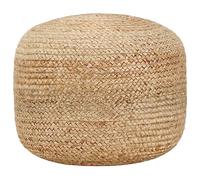 vidaXL Pouf Fait à la Main Repose-Pied Tabouret Appui Pied Bout de Canapé Portable Salon Intérieur Maison Chambre à Coucher Salle de Séjour Jute