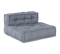Pouf Modulable Vidaxl Gris 70x70x54 En Tissu