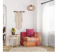 vidaXL Pouf Modulaire avec Oreiller, Canapé d'Angle, Chaise Longue, Fauteuil, Meuble de Entrée Salon Salle de Séjour, 350377