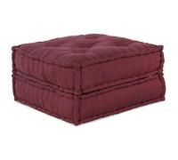 vidaXL Pouf modulaire marron 70x70x36 tissu, canapé, canapé convertible, canapé tissu, canapé modulable, coussin palette, 4019031
