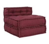 Pouf modulaire marron 70x70x54 tissu 4019030