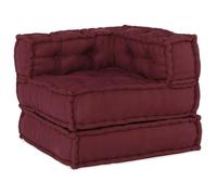 vidaXL Pouf modulaire Marron 70x70x54 Tissu, canapé, canapé Convertible, canapé Tissu, canapé modulable, Coussin Palette, canapé de Sol, Divan