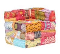 Vidaxl Pouf Modulaire Patchwork Tissu