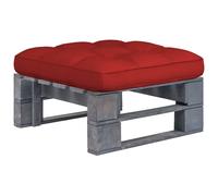 Vidaxl Pouf Palette De Jardin Bois De Pin Imprégné De Gris