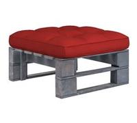 vidaXL Canapé d'angle Palette de jardin en bois de pin imprégné Gris