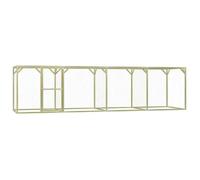 vidaXL Poulailler 1,5x6x1,5 m Pinède imprégnée