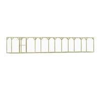 vidaXL Kippenhok 1,5x9x1,5 m geÃ¯mpregneerd grenenhout278406 Vert G