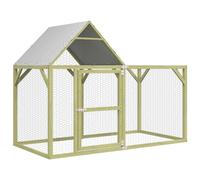 3102992 vidaXL Poulailler 200x100x150 cm Bois de pin massif imprégné