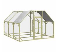 Vidaxl Poulailler 268x300x190 Cm Bois De Pin Massif Imprégné
