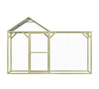 vidaXL Pinède Imprégnée Poulailler 3x1,5x2 m Enclos Clapier Cage Animaux