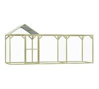 vidaXL Poulailler 4,5x1,5x2 m Pinède imprégnée 278401