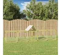 Kippenhok 500x100x150 cm geïmpregneerd massief grenenhout3102983