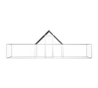Kippenren 6x2x2 m gegalvaniseerd staal144562