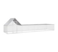 vidaXL Poulailler 8 x 2 x 2 m Acier galvanisé