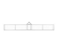 Vidaxl Poulailler 9 X 1 X 1,5 M Acier Galvanisé