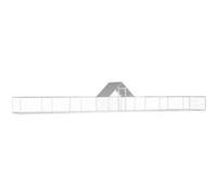 vidaXL Poulailler Acier Enclos Clapier Cage Animaux Lapins Canard Poulet 144564 Gris G
