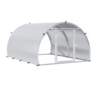 vidaXL Poulailler Argenté 200 x 150 x 100 cm Acier galvanisé