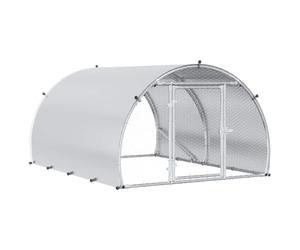 vidaXL Poulailler Argenté 200 x 150 x 100 cm Acier galvanisé