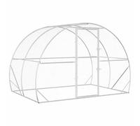 vidaXL Poulailler Argenté 200 x 300 x 200 cm Acier galvanisé