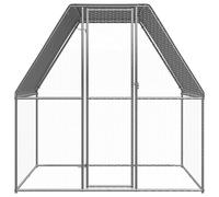 Poulailler - VIDAXL - 2x2x2 m - Acier galvanisé - Toit en polyéthylène - Extérieur