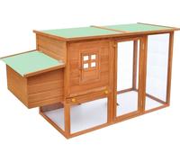 vidaXL Poulailler avec 1 pondoir en bois