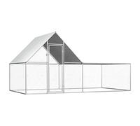 Vidaxl Poulailler 4 X 2 X 2 M Acier Galvanisé