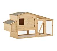 Kippenhok 178x67x92 cm massief grenenhout 170915