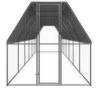 Vidaxl Poulailler D'extérieur 2x12x2 M Acier Galvanisé