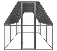 Vidaxl Poulailler D'extérieur 2x8x2 M Acier Galvanisé