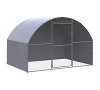 Vidaxl Poulailler D'extérieur 3x2x2 M Acier Galvanisé