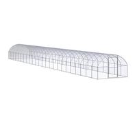 vidaXL Poulailler d'extérieur 3 x 24 x 2 m Acier galvanisé 163.85 kg