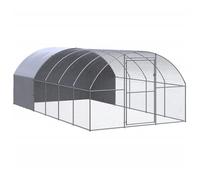 vidaXL Poulailler d'extérieur 3 x 6 x 2 m – Acier galvanisé – 53,55 kg