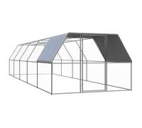 vidaXL Poulailler d'extérieur 3x10x2 m Acier galvanisé